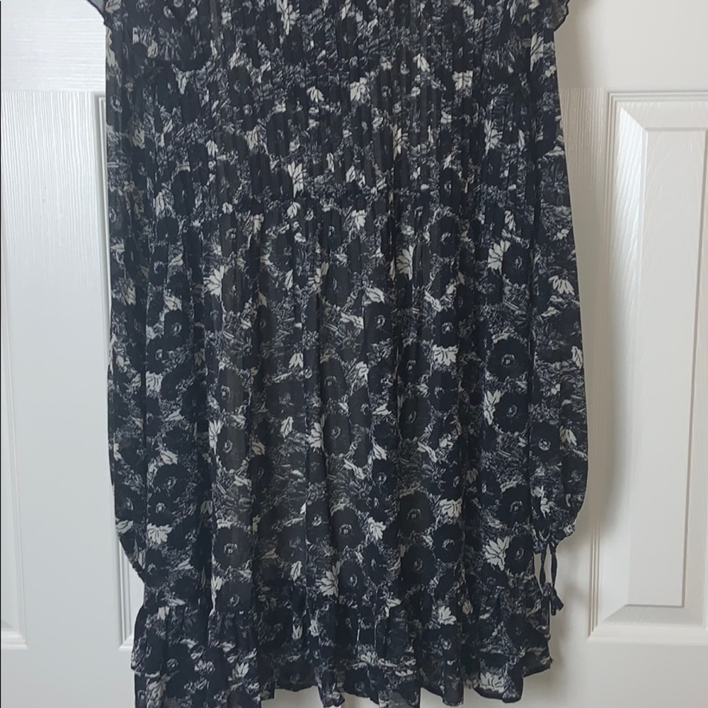 🎉HP🎊Free People Floral Ruffle Mini Dress NWT - Picture 6 of 8
